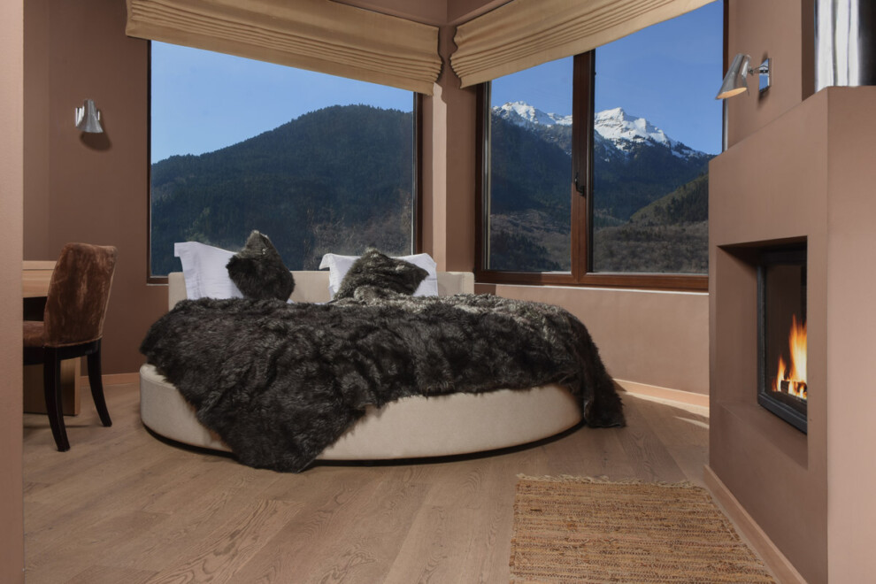 karpenisi-forest-suites-honeymoon-suite-bedroom-mountain-view