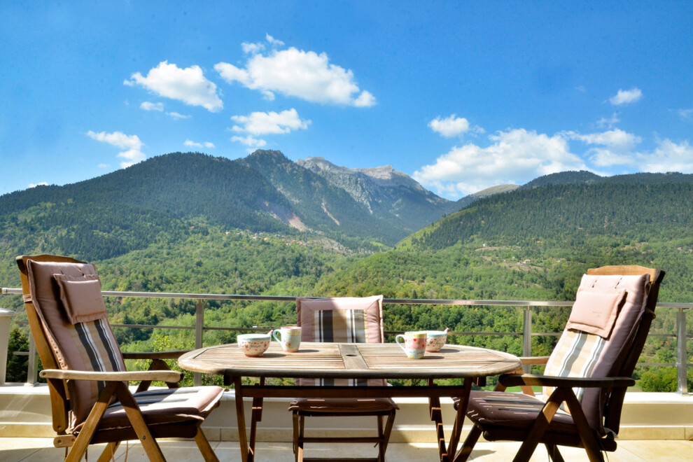karpenisi-forest-suites-purple-deluxe-suite-balcony-mountain-view