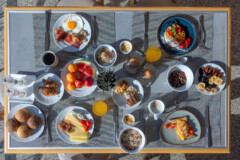 Kolymbia Bay Art Boutique Hotel Breakfast Table