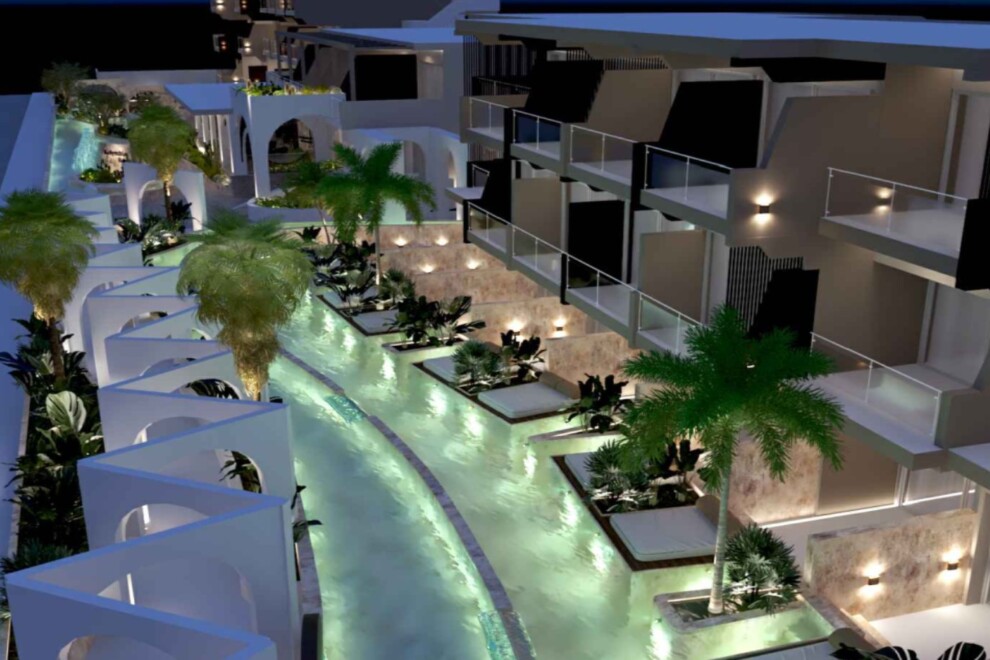 Kolymbia Bay Art Boutique Hotel Night view